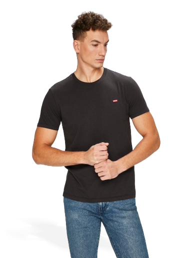 Majica kratkih rukava Levi's Chest Logo Tee Crna | 56605.0009
