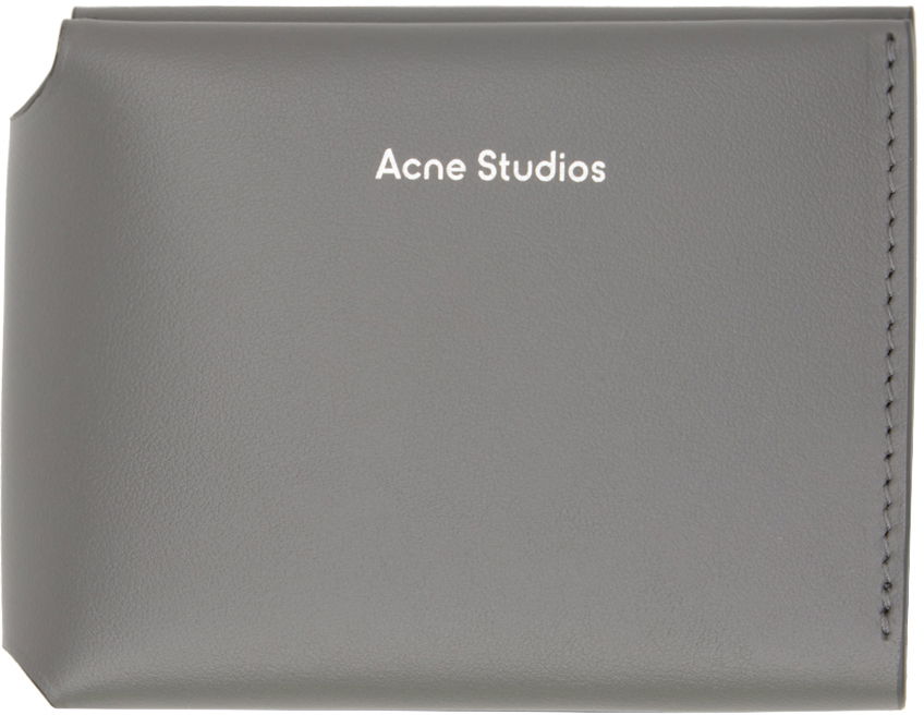 Novčanik Acne Studios Trifold Wallet Siva | CG0097-, 0