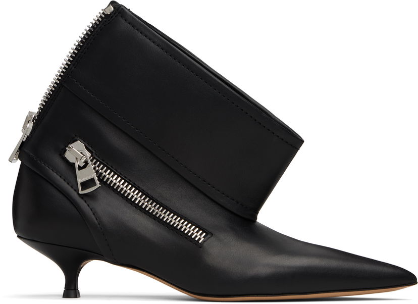 Tenisice i cipele JW Anderson Biker Kitten Heel Ankle Boots Crna | BT0105-LA0268