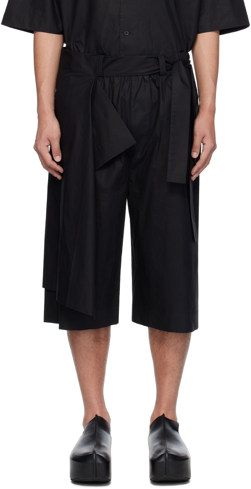 Kratke hlače Craig Green Craig Green Towel Shorts Crna | CGSS25CWOTRS84