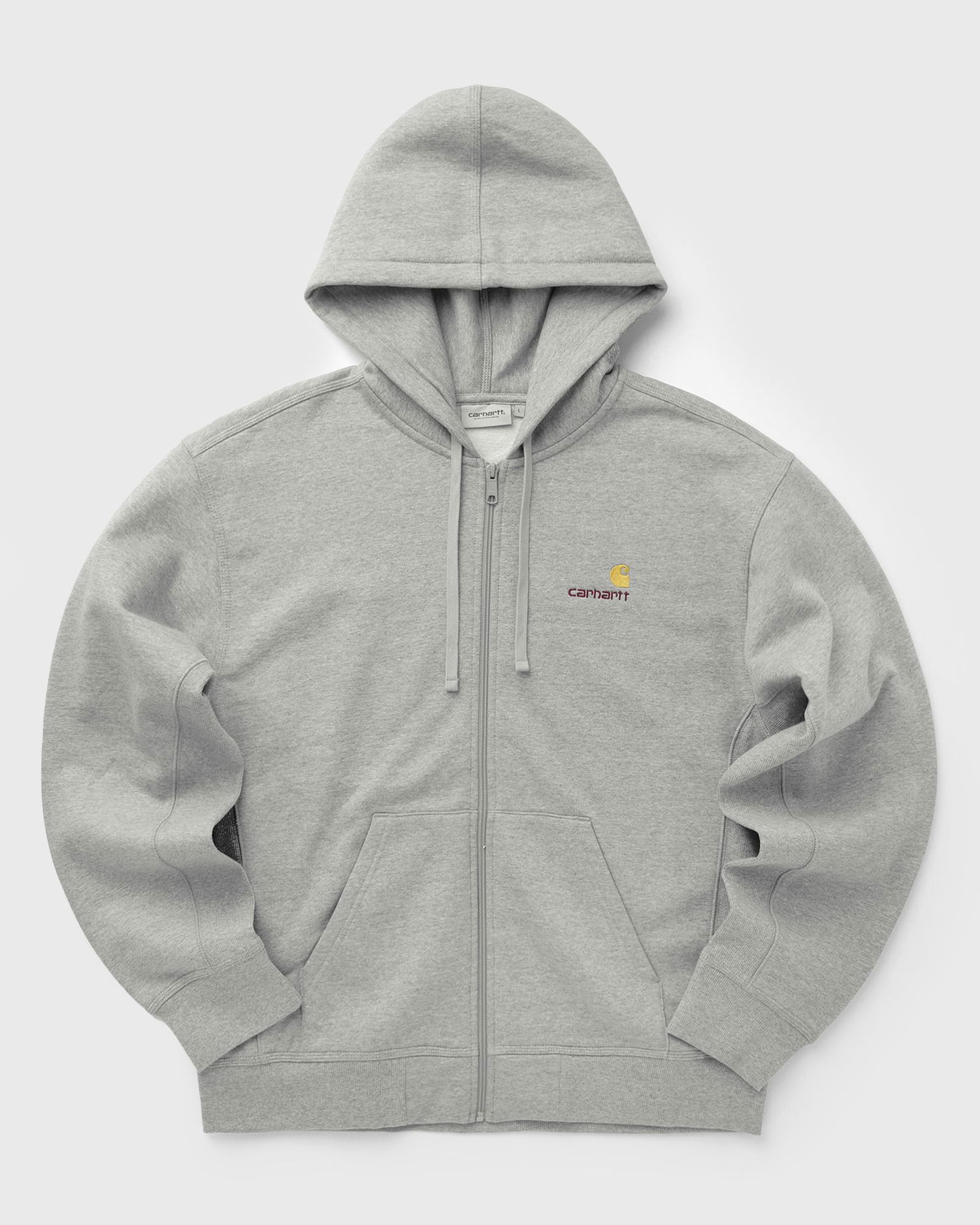 Dukserice Carhartt WIP Full-Zip Hooded American Script Jacket Siva | I033063-V6.XX, 0
