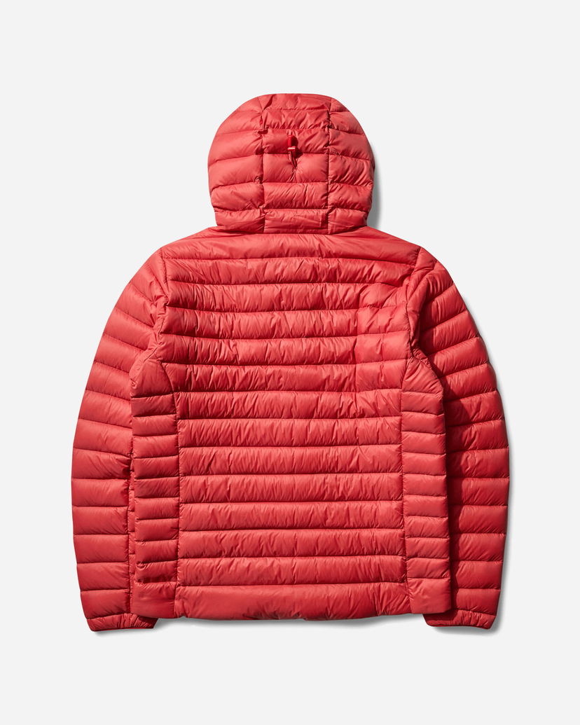 Pernata jakna Patagonia Down Sweater Hooded Jacket Crvena | 84702 AMRE