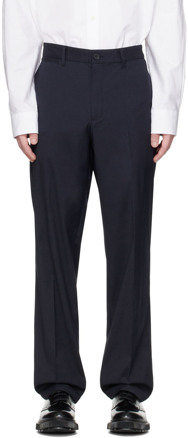 Hlače Samsoe Samsoe Samsøe Samsøe Sajohnny Trousers Tamnoplava | M24100062, 0