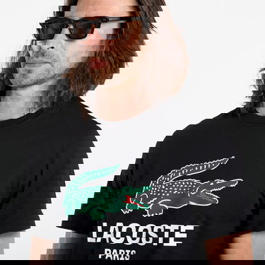 Majica kratkih rukava Lacoste LACOSTE Men's Tee Crna | TH5634 031, 4