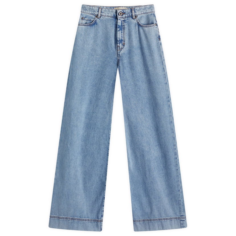 Jeans Max Mara Weekend Max Mara Vega Wide Leg Jeans Plava | 2515181061600