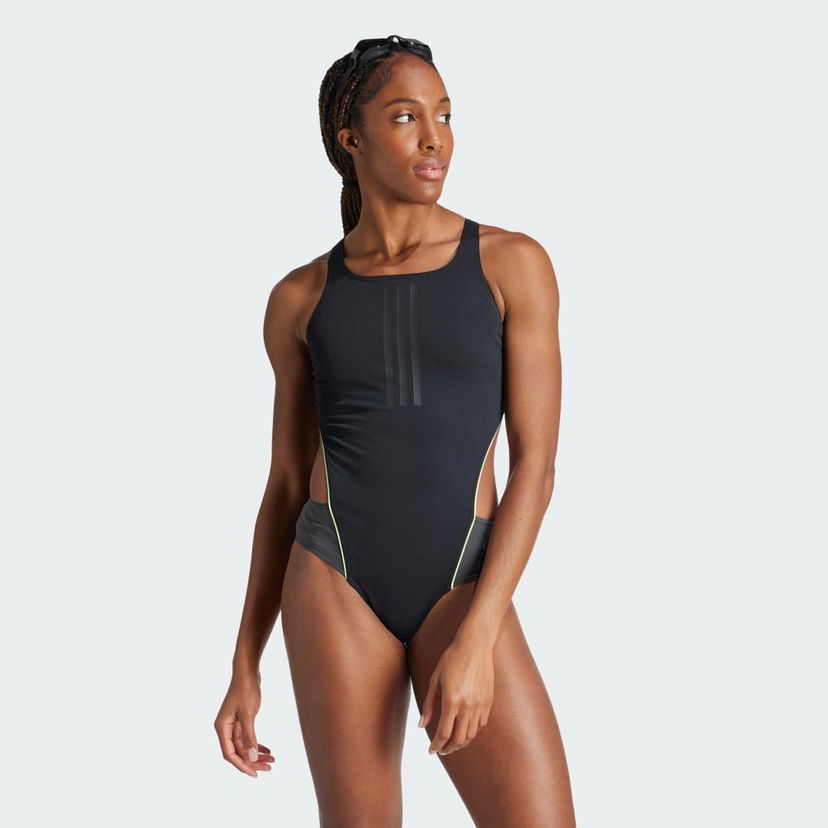 Kupaći kostimi adidas Performance Extra-Long-Life 3-Stripes Swimsuit Crna | IL7275