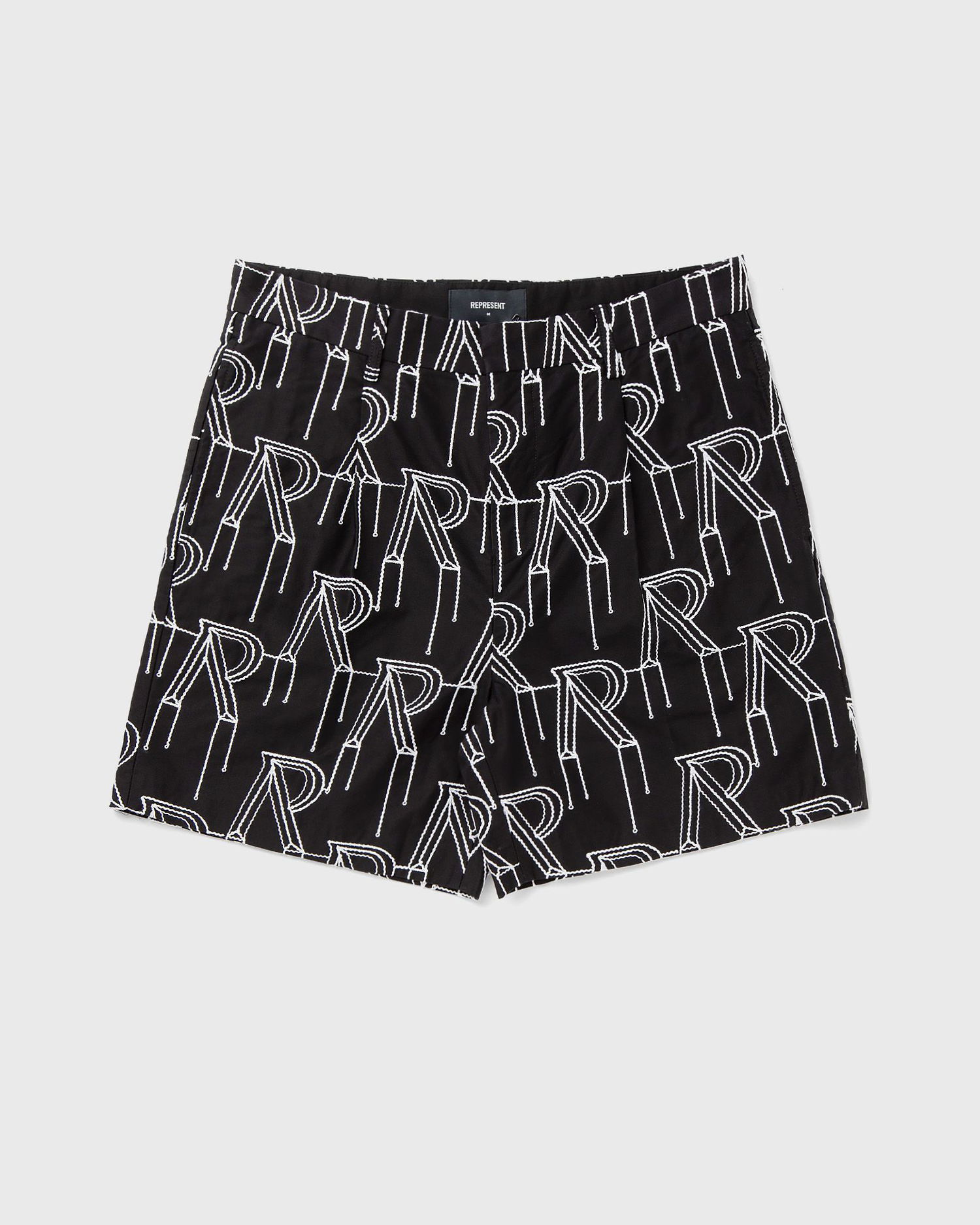 Kratke hlače Represent Clo Represent EMBRODIERED INITIAL TAILORED SHORT Crna | MLM717-01, 0