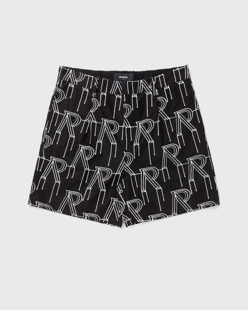 Kratke hlače Represent Clo Represent EMBRODIERED INITIAL TAILORED SHORT Crna | MLM717-01