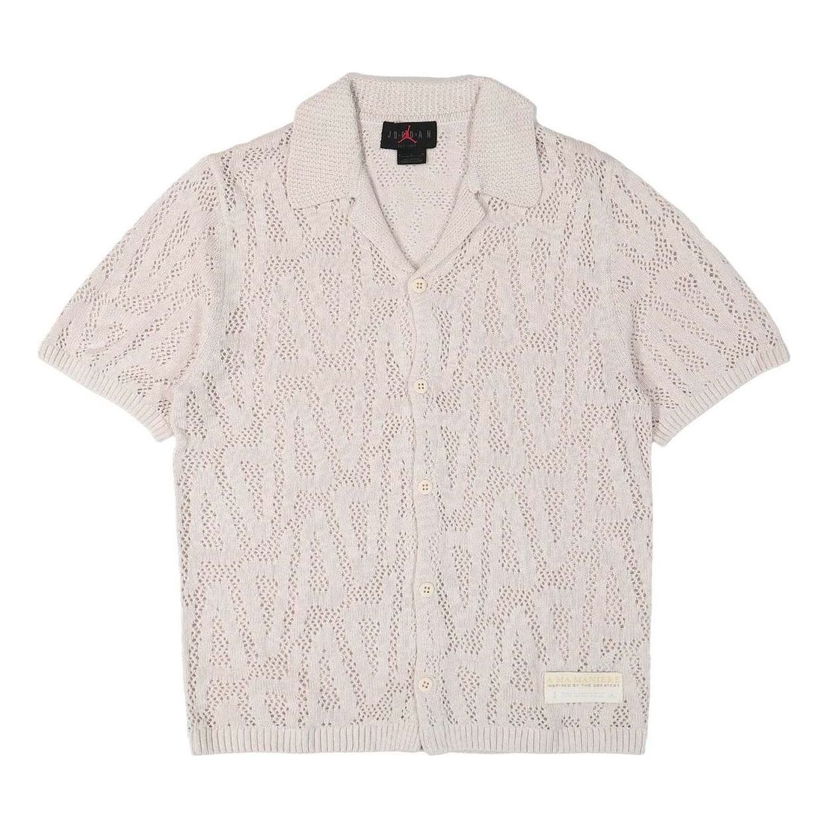Džemper Jordan Jordan x A Ma Maniere Shooting Knitted Shirt Bež | HF0535-030
