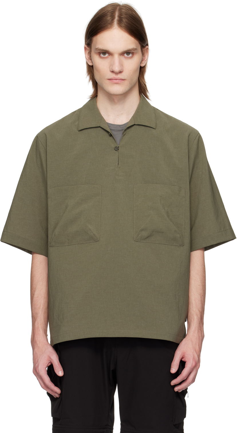 Košulja Snow Peak Snow Peak Light Poplin Shirt Zelena | SH-25SU004