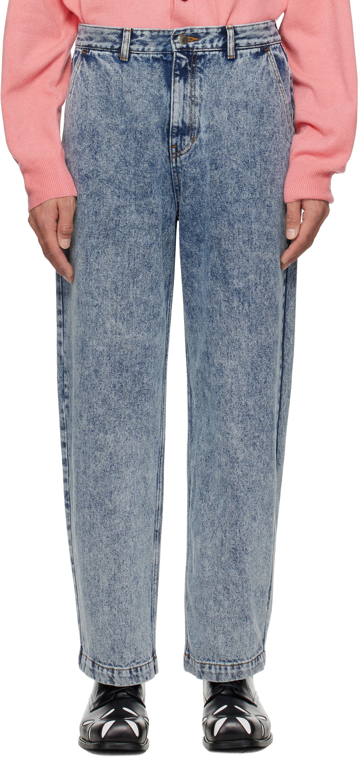 Jeans ADER ERROR ADER error Sig; TRS Tag 03 Jeans Plava | BO42FYJE0103BL, 0