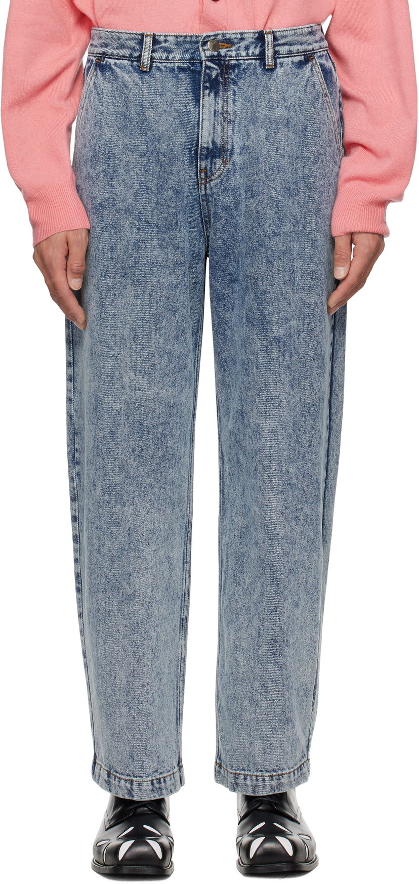 Jeans ADER ERROR ADER error Sig; TRS Tag 03 Jeans Plava | BO42FYJE0103BL