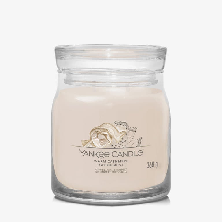 Svijeće Yankee Candle Signature Medium Jar Candle Warm Cashmere Bež | 40786