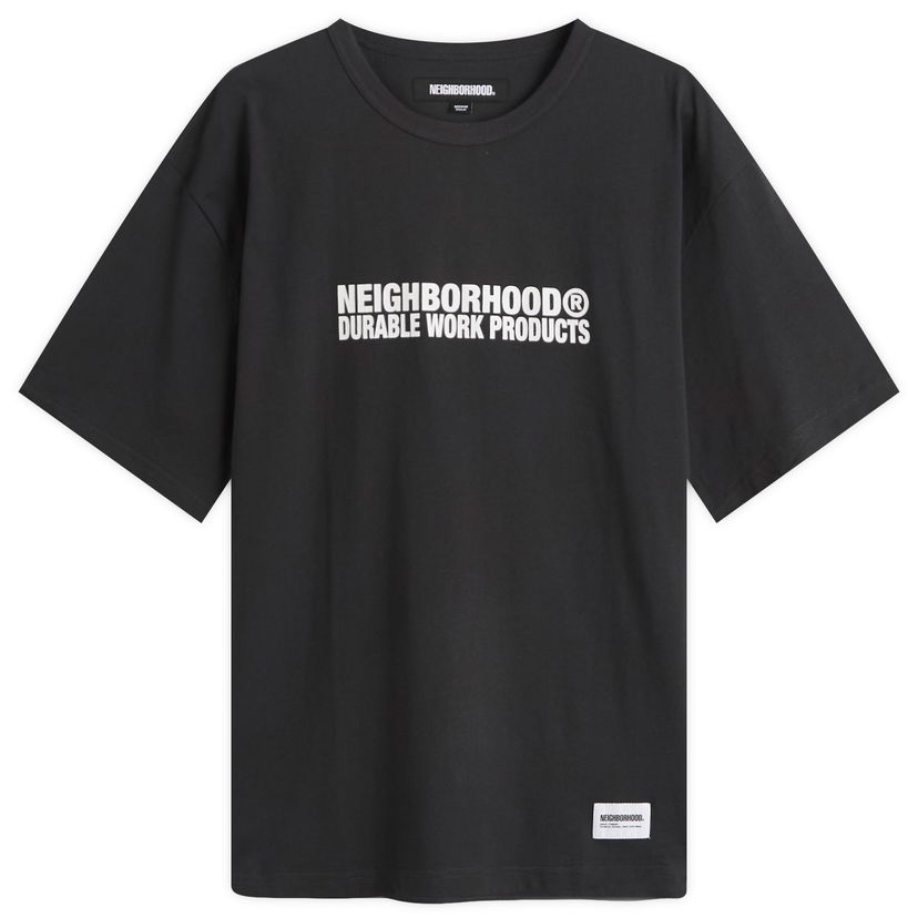 Majica kratkih rukava Neighborhood Sheltech Logo T-Shirt, Size Large Crna | 251BWNH-CSM02-BLK