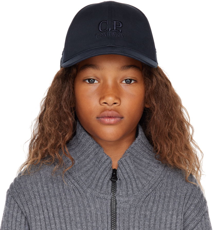 Kapa C.P. Company C.P. Company Kids Embroidered Cap Tamnoplava | 14CKAC045-006288A