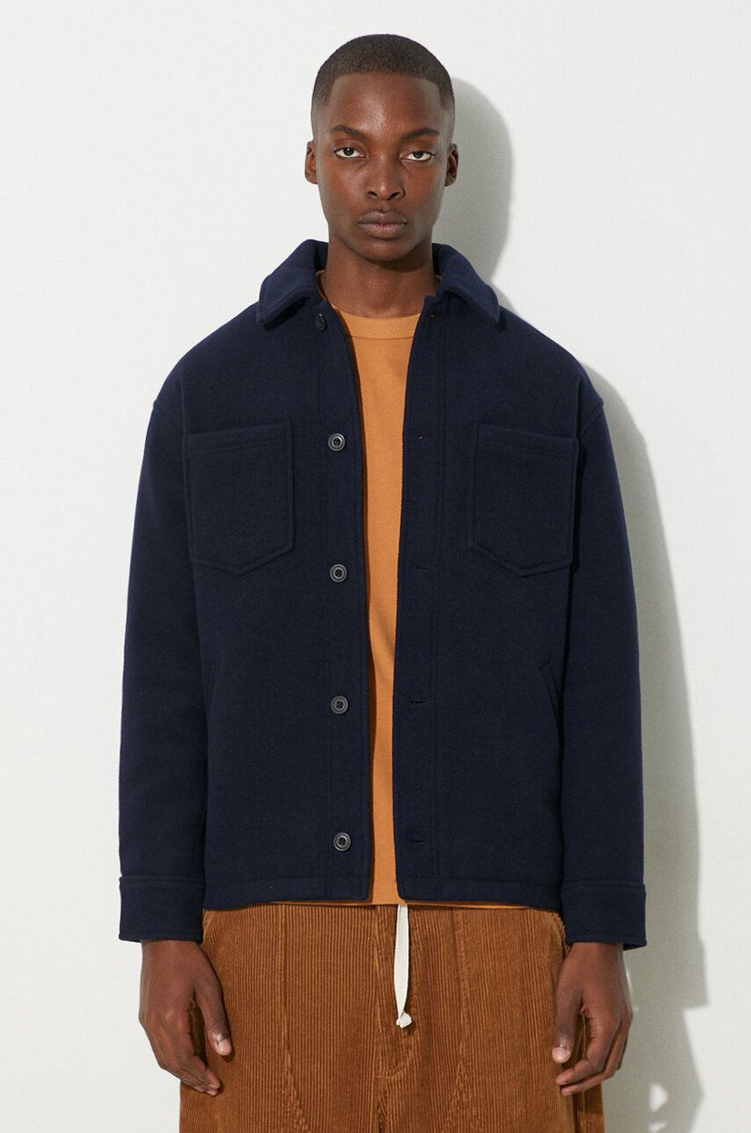 Jakna Samsoe Samsoe Samsoe Samsoe Wool Jacket Tamnoplava | M23300101