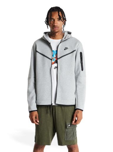 Dukserice Nike Tech Fleece Full-Zip Hoodie Siva | CU4489-063
