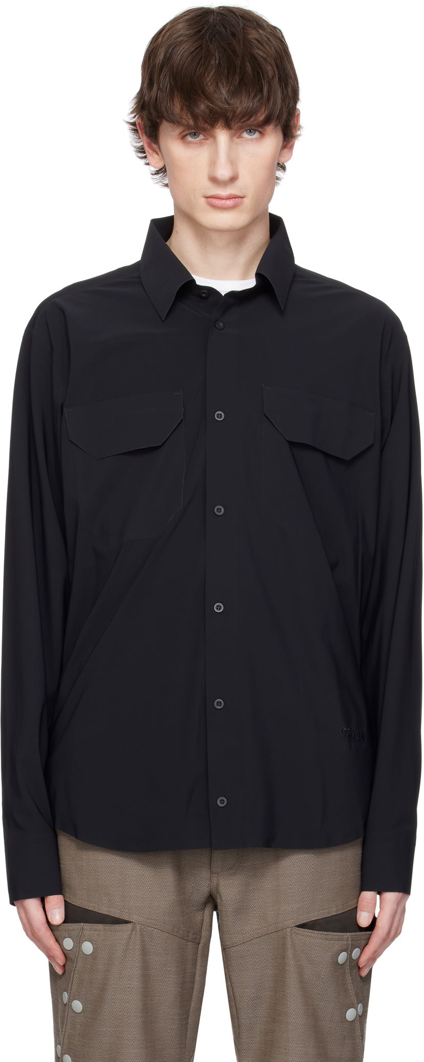 Košulja GR10K GR10K Render Ultrasound Shirt Crna | BGA21130CL
