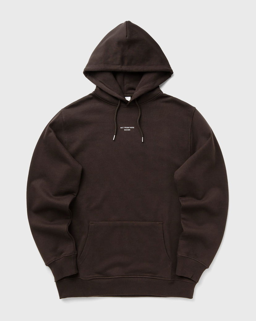 Dukserice Drôle de Monsieur Classic Slogan Hoodie Smeđa | I-HO161-CO127-DBN