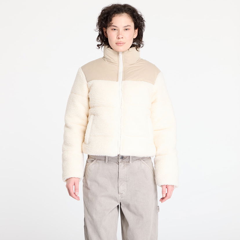 Pernata jakna Urban Classics Sherpa Mix Puffer Jacket Bež | TB6147-04737