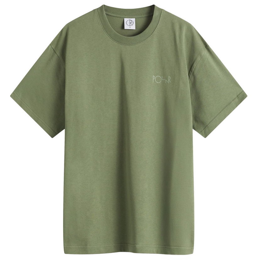 Majica kratkih rukava Polar Skate Co. Stroke Logo T-Shirt, Size Large Zelena | PSC-SP25-29