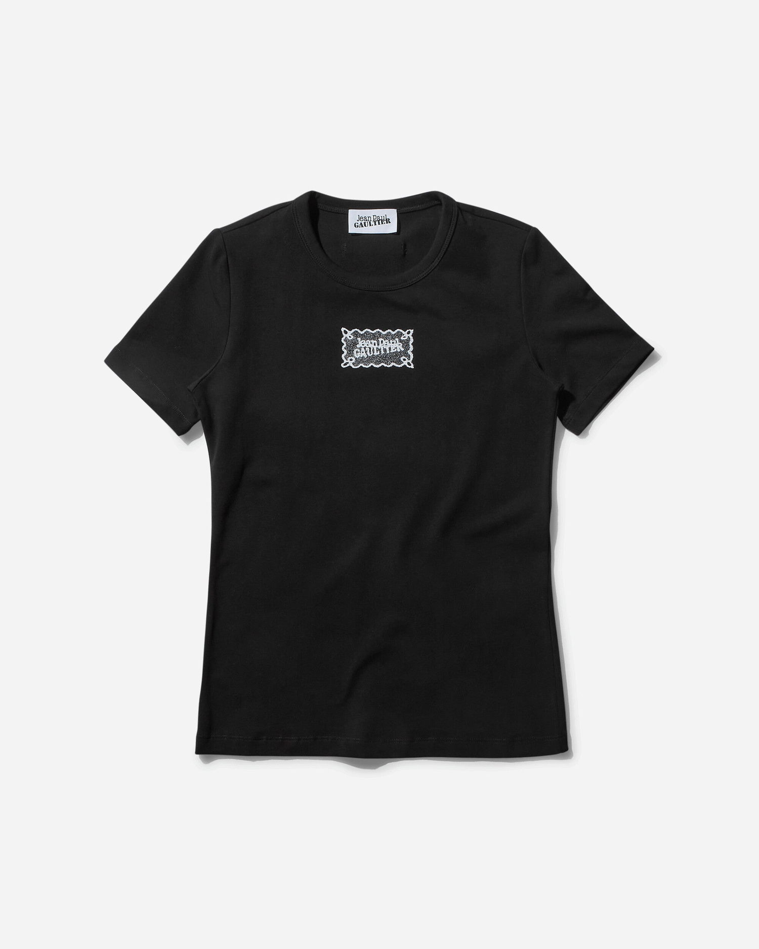 Majica kratkih rukava Jean Paul Gaultier Embroidered Logo Baby T-Shirt Crna | 2431FTS091I-J056 0001, 0