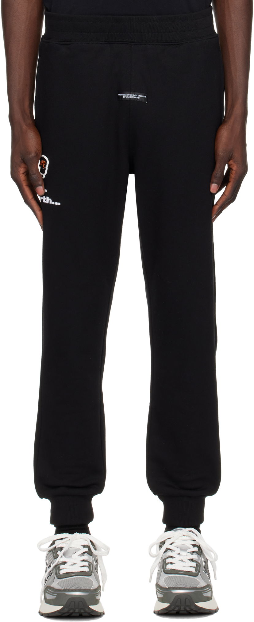 Trenirka AAPE by A Bathing Ape AAPE by A Bathing Ape Main Sweatpants Crna | AAPPTMB637XXNBKX