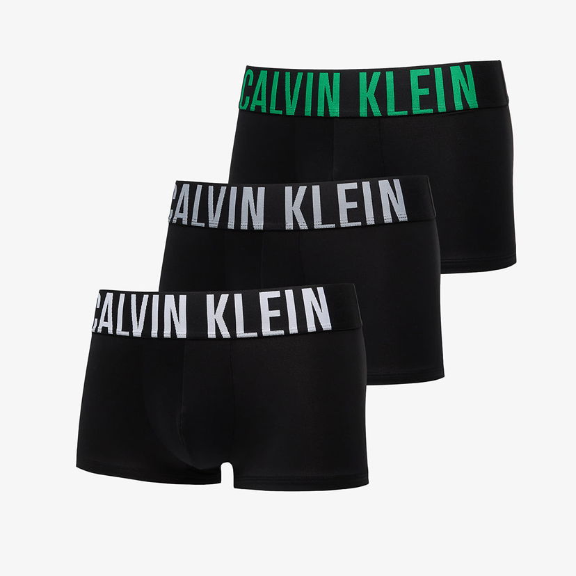 Bokserice CALVIN KLEIN Intense Power Microfiber Stretch Low Rise Trunk 3-Pack Black Crna | 000NB3611A VPA
