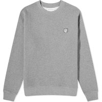 Džemper MAISON KITSUNÉ Patch Comfort Crew Sweat Siva | MM00316KM0307-H131, 1