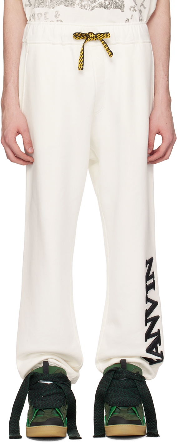 Trenirka LANVIN Future Edition Sweatpants Bijela | RU-TR0060-J115-P24