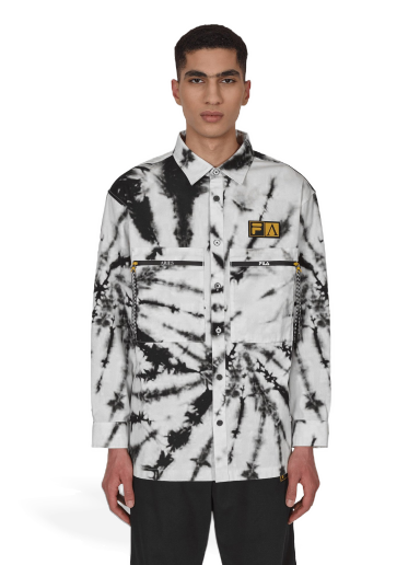 Košulja Aries FILA x Tie Dye Longsleeve Shirt Bijela | FIAR40000 WHT