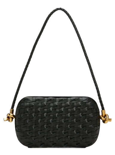 Torba za rame Bottega Veneta Knot On Strap Clutch Zelena | 717623 V3AC1