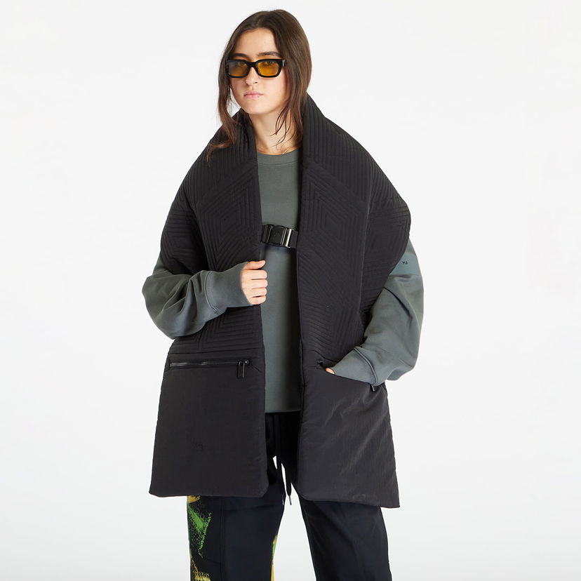 Šal Y-3 Quilted Scarf Black Crna | IP7161
