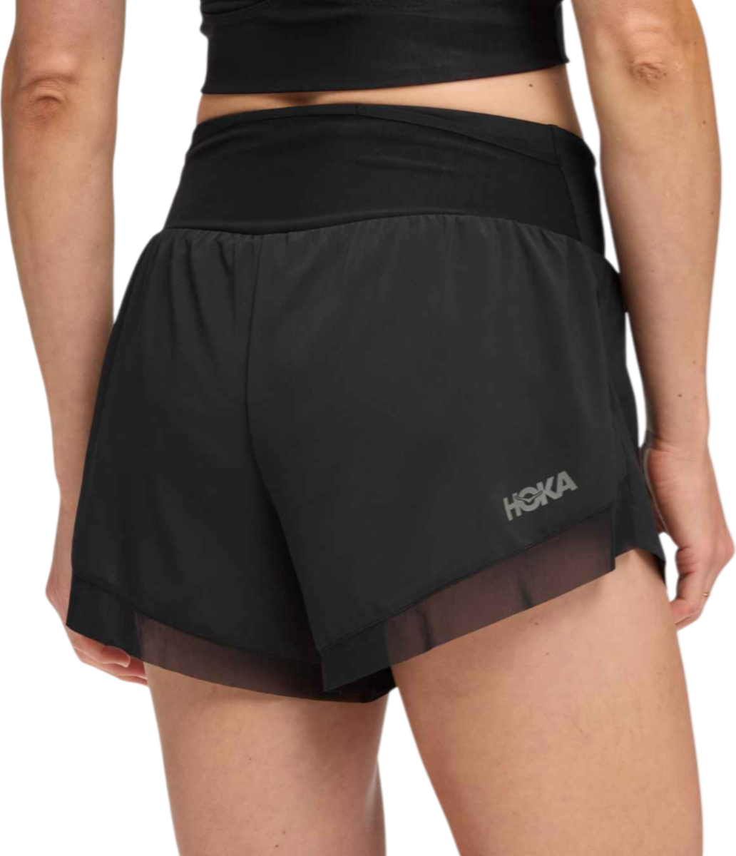 Kratke hlače Hoka One One Hoka Glide 4" Shorts Crna | 1176974-blk, 1