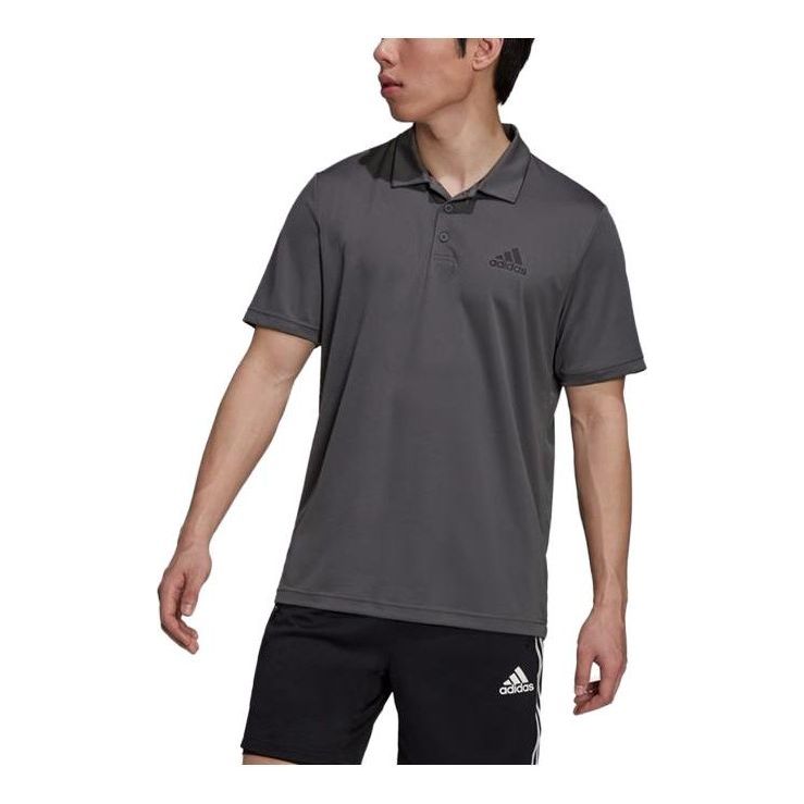 Polo majica adidas Originals Performance Polo Shirt Siva | H30285