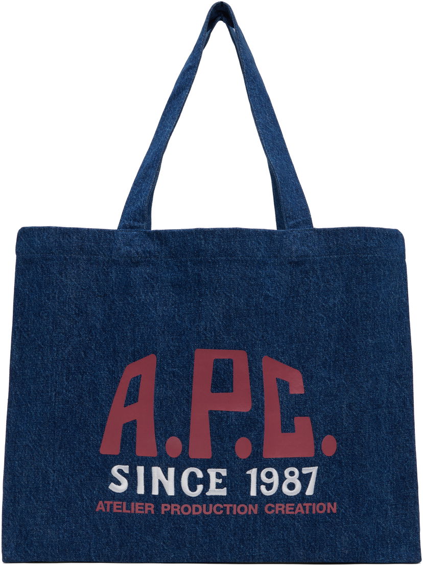 Tote bag A.P.C. A.P.C. Diane Carpenter Shopping Tote Plava | COHTD-M61991