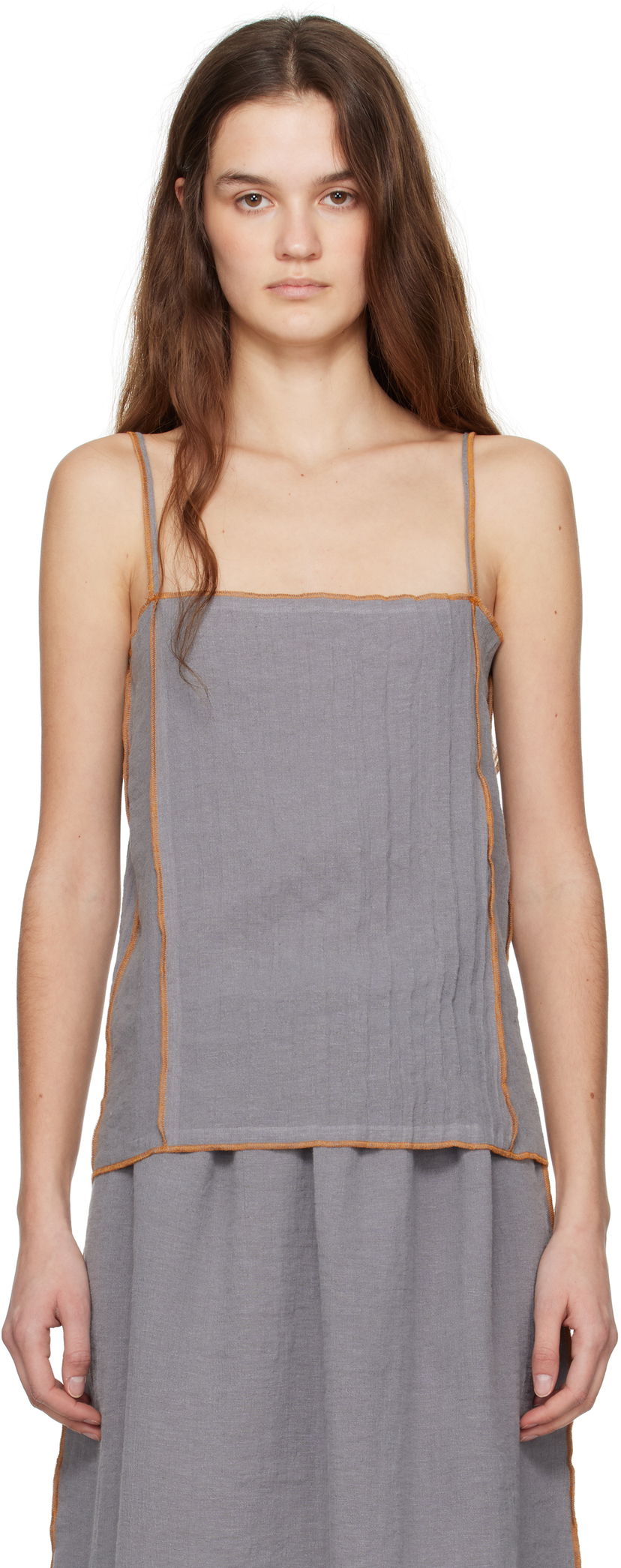 Majica bez rukava Baserange Baserange Shok Tank Top Siva | TOSKS-LC-SP25