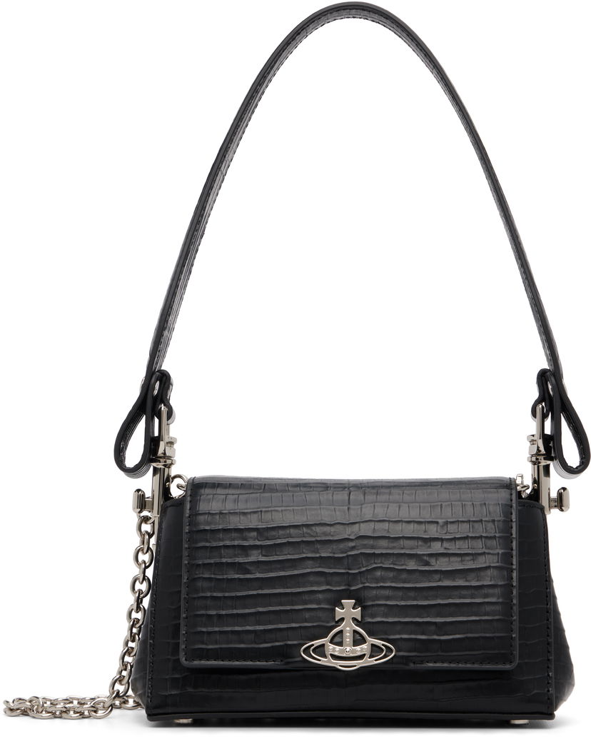 Torba za rame Vivienne Westwood Vivienne Westwood Small Hazel Shoulder Bag Crna | 46030001W-L00C0-