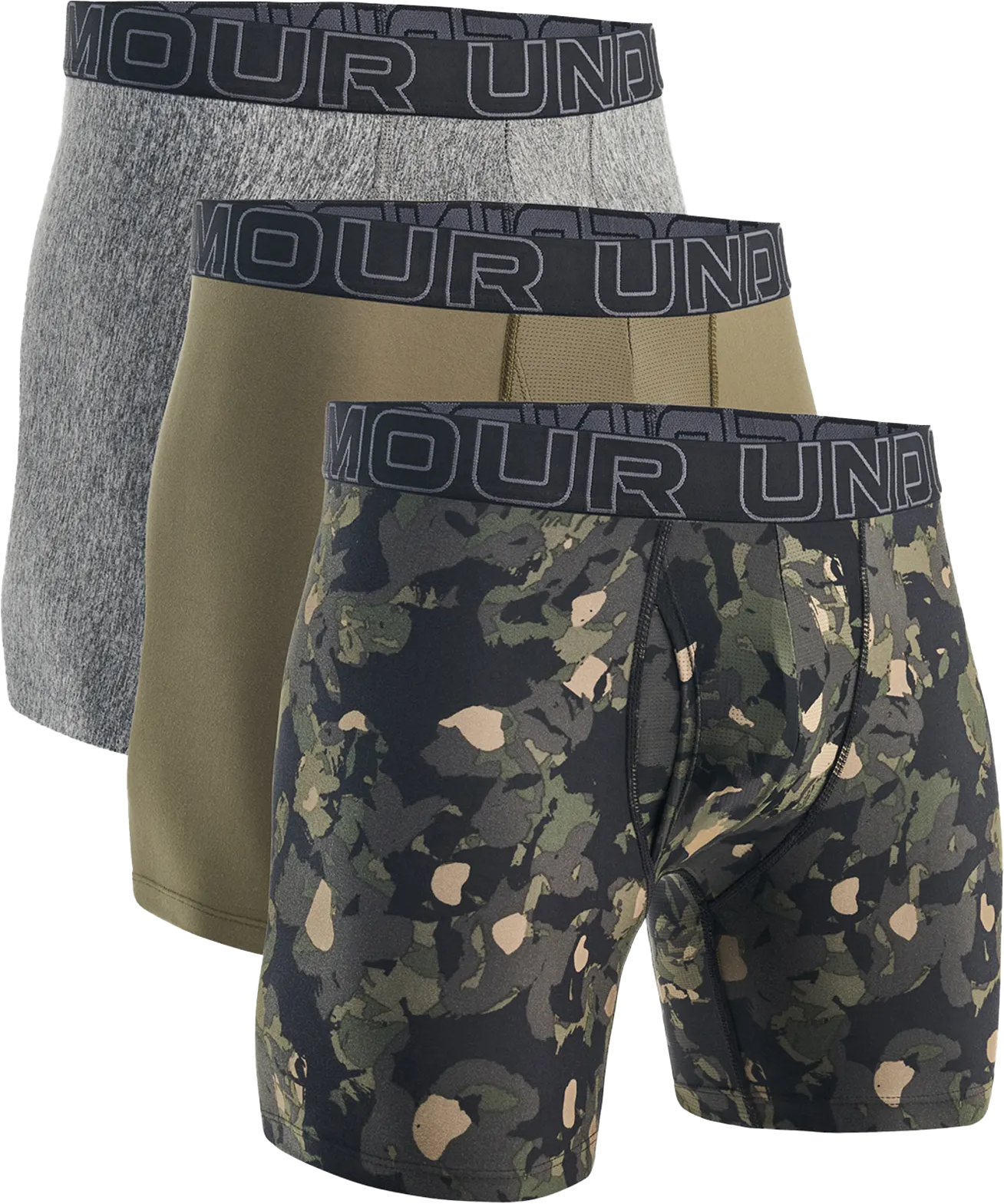 Bokserice Under Armour UA Perf Tech Nov 6in Boxer Briefs - 3 Pack Višebojno | 1383879-391, 0