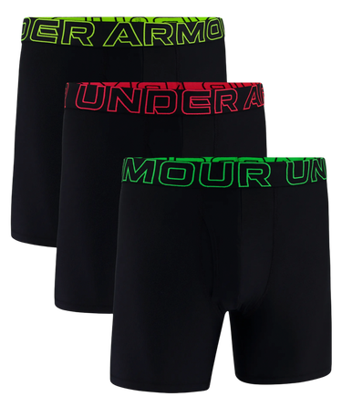 Bokserice Under Armour Performance Tech Mesh 6-Inch 3-Pack Boxer Briefs Crna | 1383884-005, 0