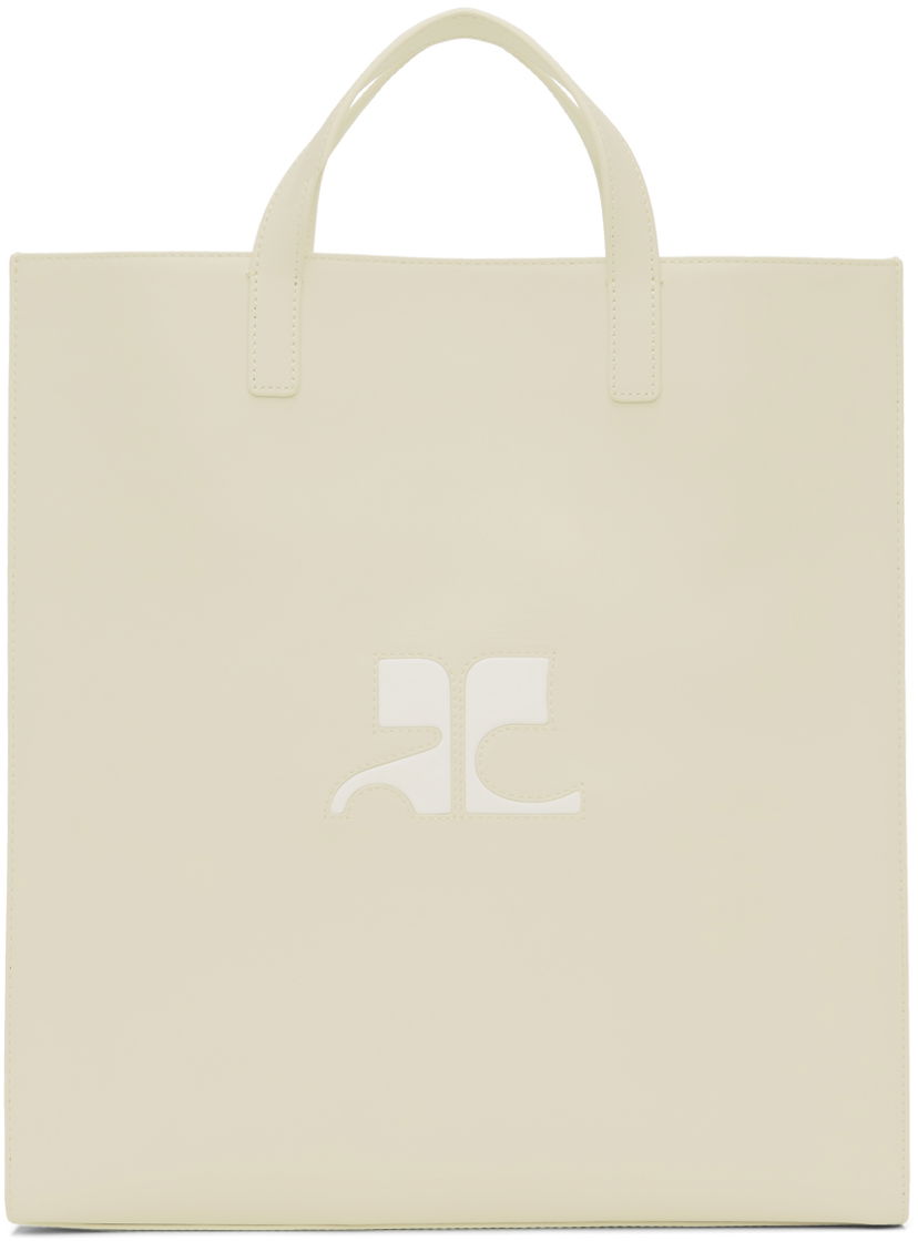 Tote bag Courrèges Courrèges Heritage Tote Bag Bijela | 124GSA087CR0027