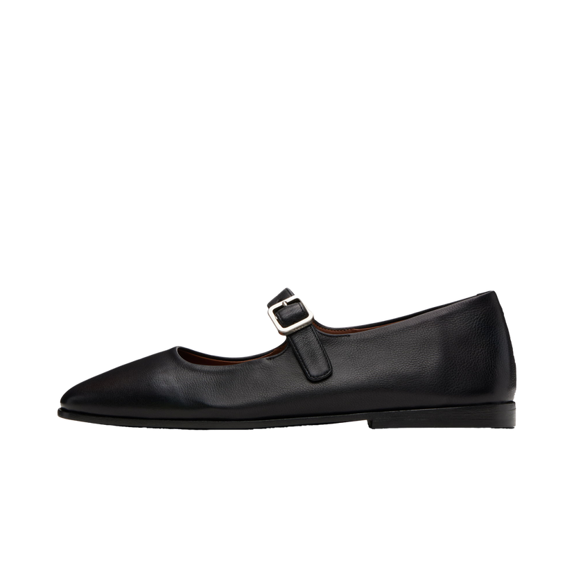 Tenisice i cipele Marsèll Marsell Scivolo Leather Ballerina Flats Crna | MW8376 P010
