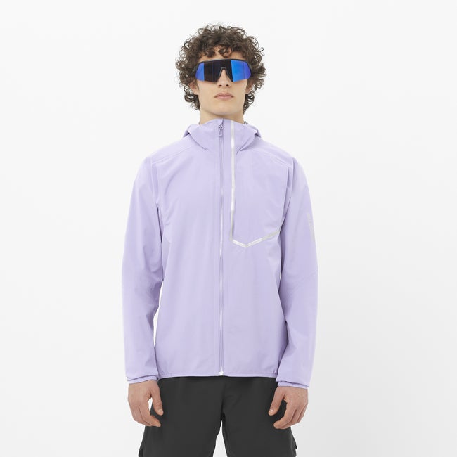Vjetrovka Salomon Bonatti Trail Running Jacket Ljubičasta | LC2673600