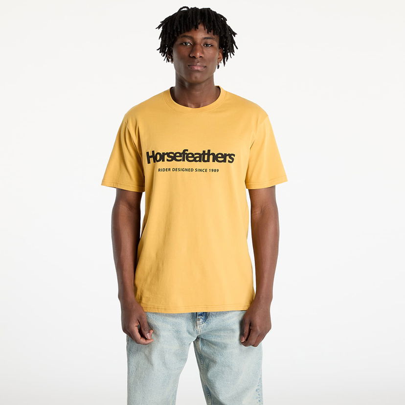 Majica kratkih rukava Horsefeathers Horsefeathers Quarter T-Shirt Žuta | SM1379A