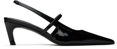 Tenisice i cipele TOTEME Sharp Patent Slingback Heels Crna | 251-WAS821-LE0091, 0