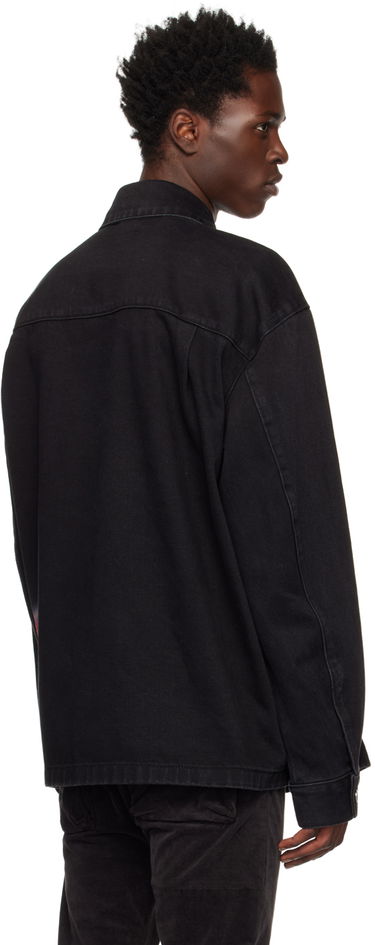 Jakna We11done We11done Loose Fit Denim Shirt Crna | WD-DJ3-22-312-U-BK, 2