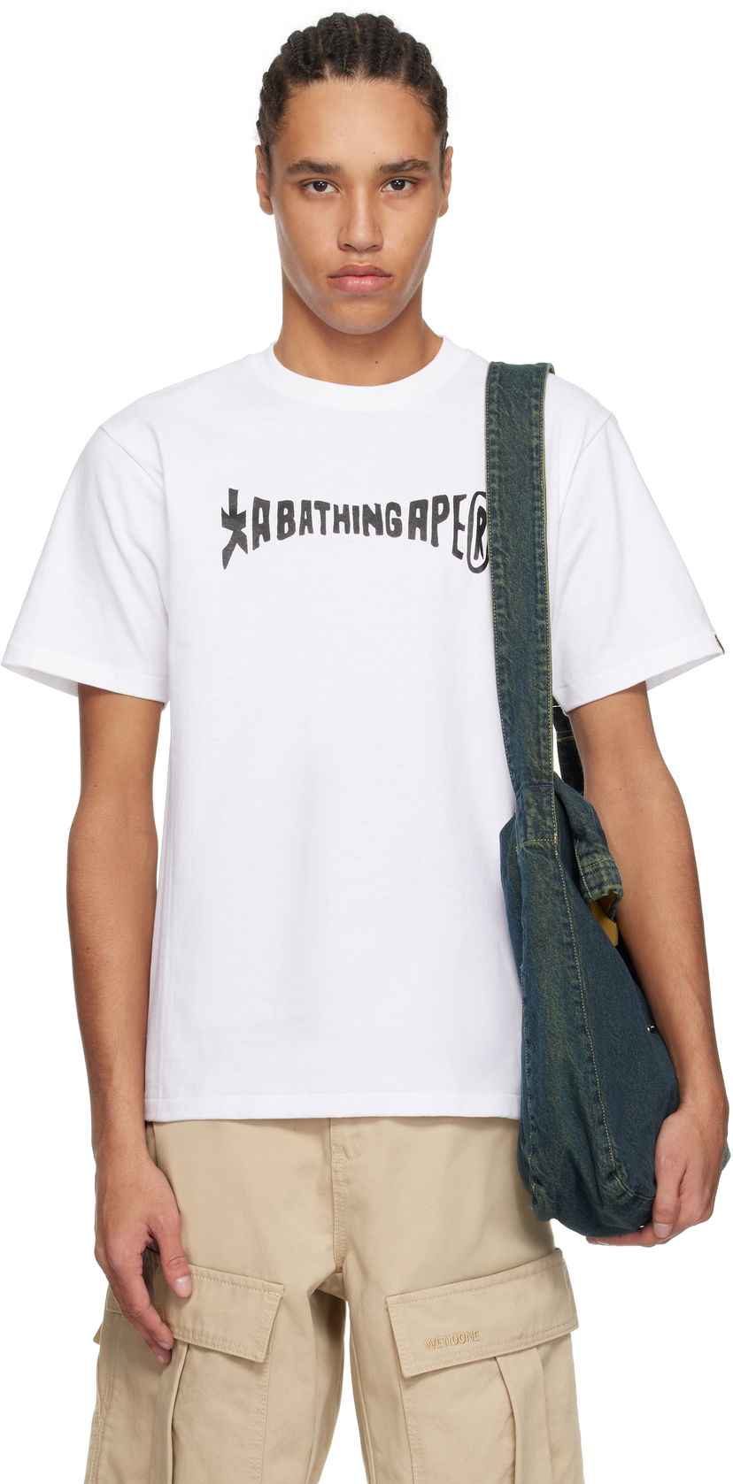 Majica kratkih rukava BAPE A Bathing Ape Souvenir T-Shirt Bijela | 001TEK801053M