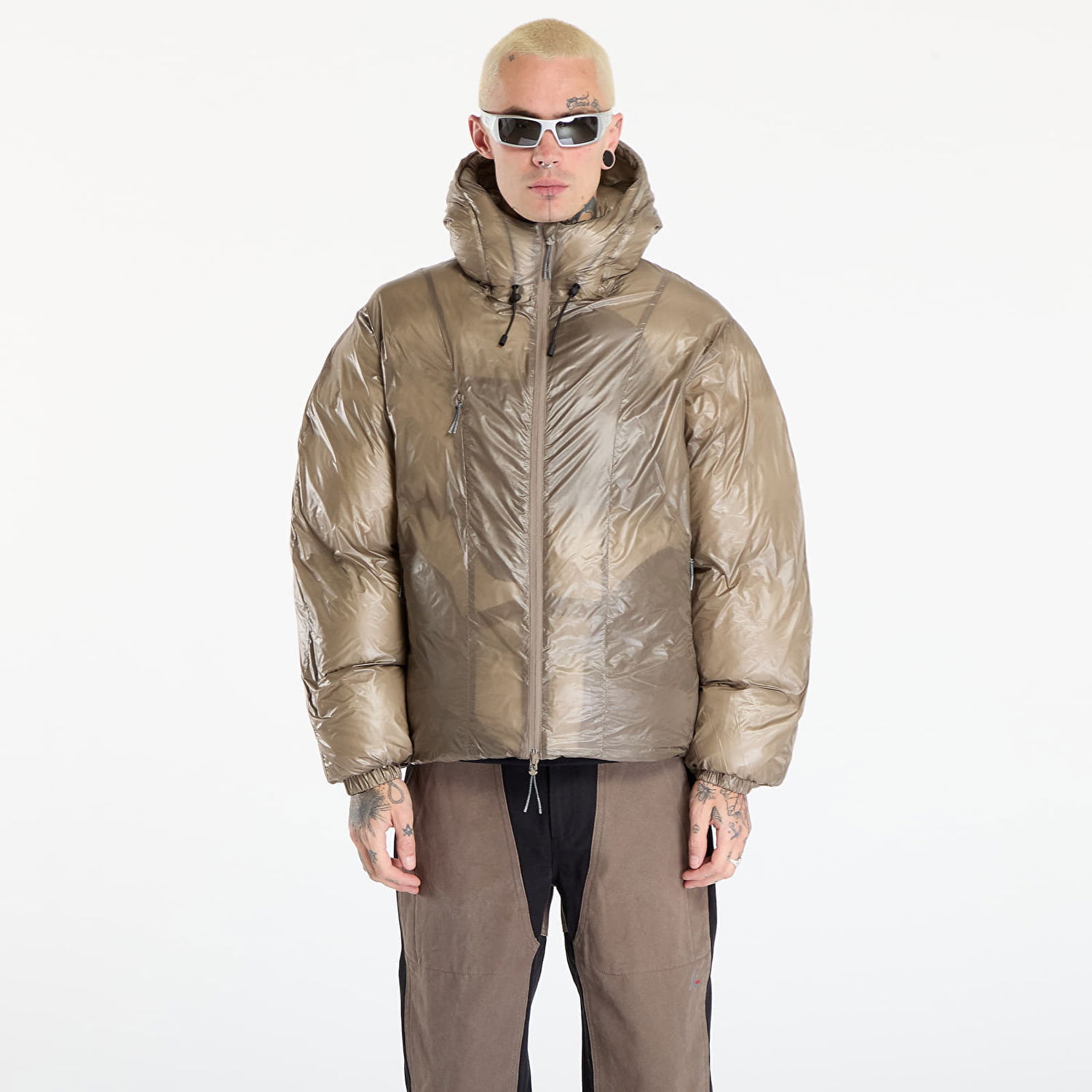 Pernata jakna ROA Translucent Puffy Synthetic Down Jacket L Bež | RBMW0541FA356 BEG0002, 0