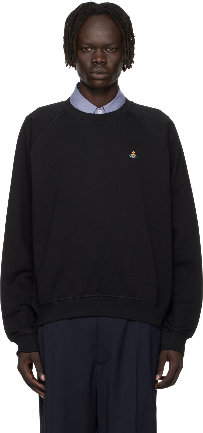 Dukserice Vivienne Westwood Vivienne Westwood Raglan Sweatshirt Crna | 3I010014-J006O-