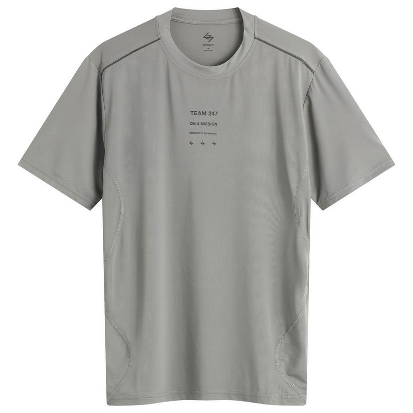 Majica kratkih rukava Represent Clo 247 Short Sleeve Runner T-Shirt Siva | 247M100018-44